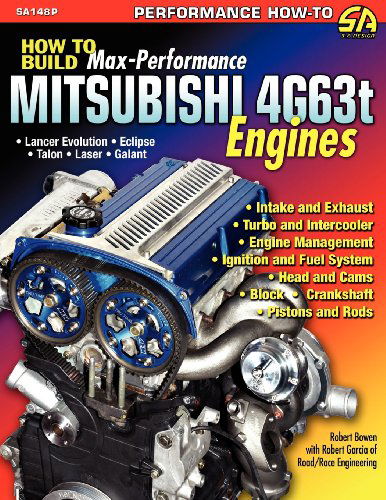 How to Build Max-Performance Mitsubishi 4g63t Engines - Robert Bowen - Kirjat - Cartech - 9781613250662 - perjantai 19. joulukuuta 2008