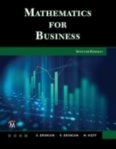 Cover for Gary Bronson · Mathematics for Business (Hardcover Book) [7 Revised edition] (2021)