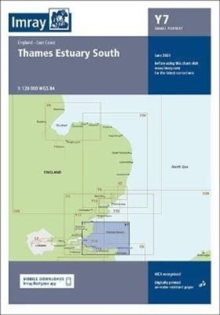Cover for Imray · Imray Chart Y7: Thames Estuary South (Small Format) - Y Charts (Map) [New edition] (2021)