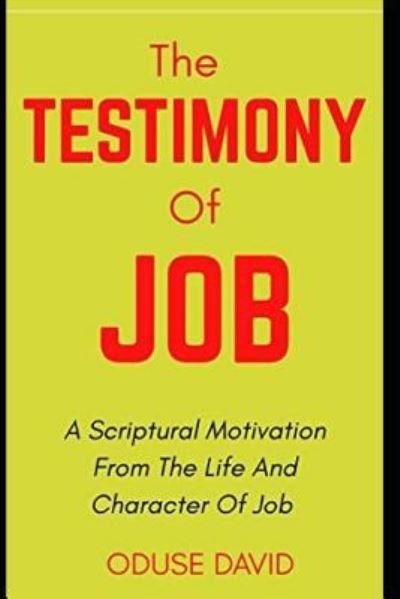 Cover for Oduse David · The Testimony of Job (Taschenbuch) (2019)