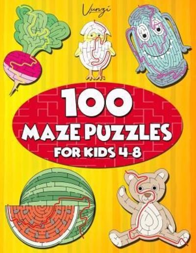 Cover for Vunzi Press · 100 Maze Puzzles for Kids 4-8 (Pocketbok) (2019)
