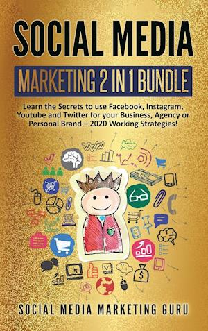 Cover for Social Media Marketing Guru · Social Media Marketing 2 Books in 1 (Hardcover Book) (2021)