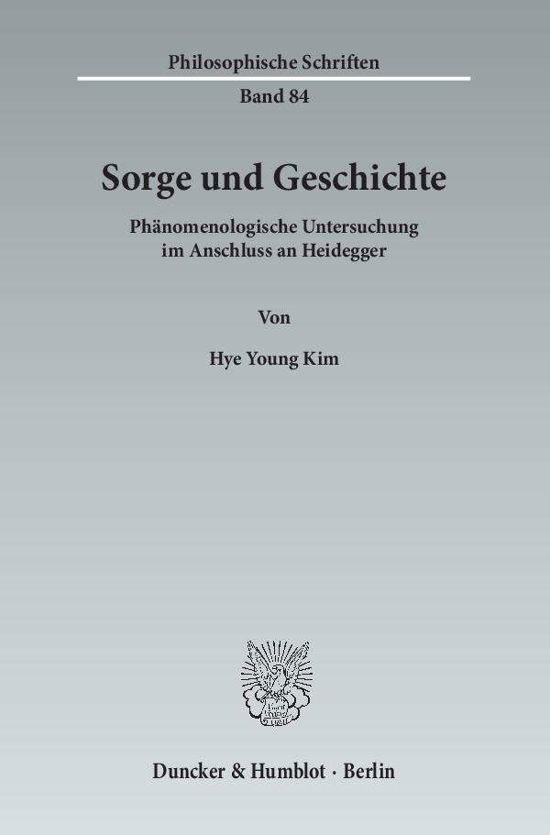 Cover for Kim · Sorge und Geschichte (Bog) (2015)