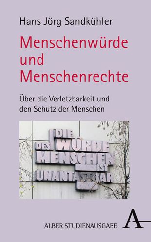 Cover for Sandkühler · Menschenwürde und Menschenre (Book) (2015)