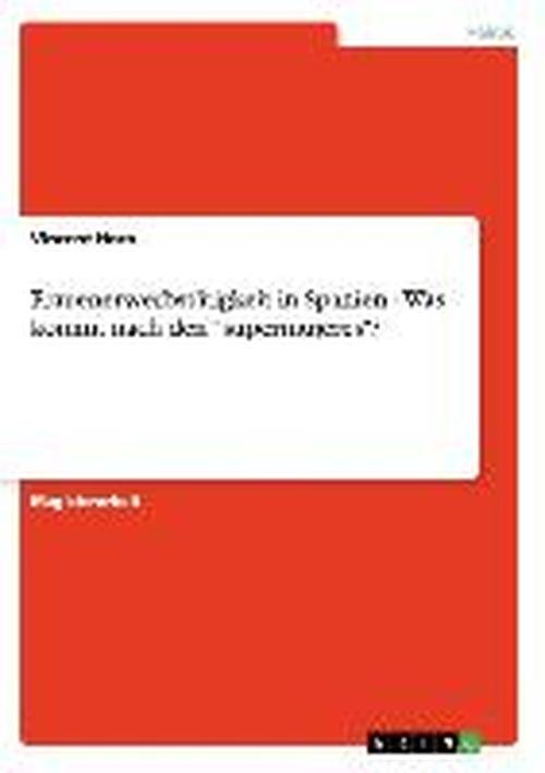 Cover for Horn · Frauenerwerbstätigkeit in Spanien (Book) [German edition] (2013)