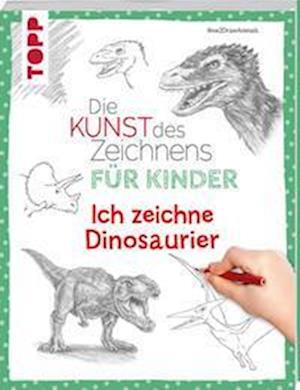 Cover for How2DrawAnimals · Die Kunst des Zeichnens für Kinder - Ich zeichne Dinosaurier (Book) (2024)