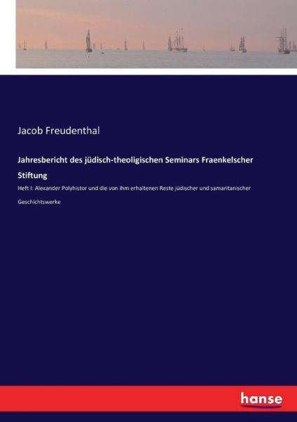 Cover for Freudenthal · Jahresbericht des jüdisch-t (Buch) (2016)