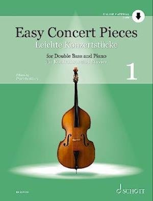 Cover for Easy Concert Pieces: For Double Bass and Piano - Easy Concert Pieces (Sheet music) (2022)