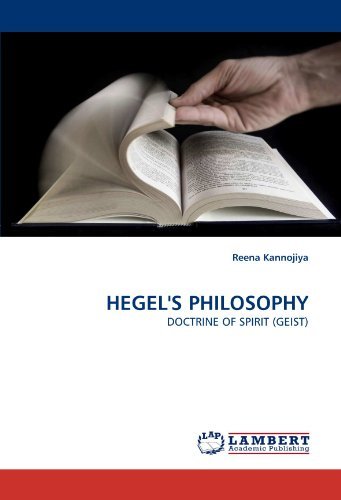 Cover for Reena Kannojiya · Hegel's Philosophy: Doctrine of Spirit (Geist) (Taschenbuch) (2010)