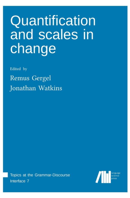 Cover for Remus Gergel · Quantification and scales in change (Hardcover Book) (2020)