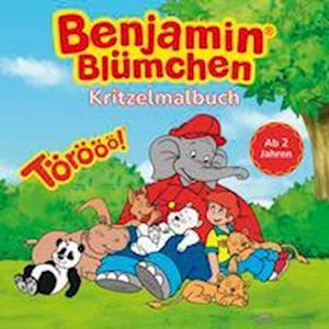 Benjamin Blümchen Kritzelmalbuch - ab 2 Jahren -  - Książki - adrian & wimmelbuchverlag - 9783985850662 - 15 lutego 2022