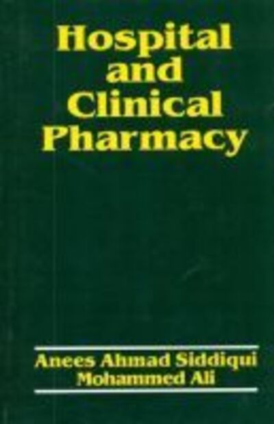 Cover for Mohammed Ali · Hospital &amp; Clinical Pharmacy (Paperback Book) (2018)