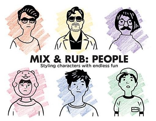 Cover for Victionary · Mix &amp; Rub: People: Styling characters with endless fun (Flashcards) (2018)