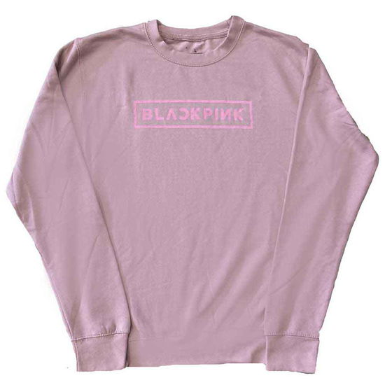 Cover for BlackPink · BlackPink Unisex Sweatshirt: Logo (Pink) (CLOTHES)