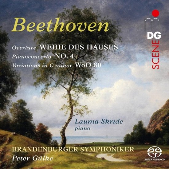 Beethoven: Overture the Consecration of the House - Skride, Lauma / Brandenburger Symphoniker / Peter Gulke - Musik - MDG - 0760623221663 - 7. oktober 2022