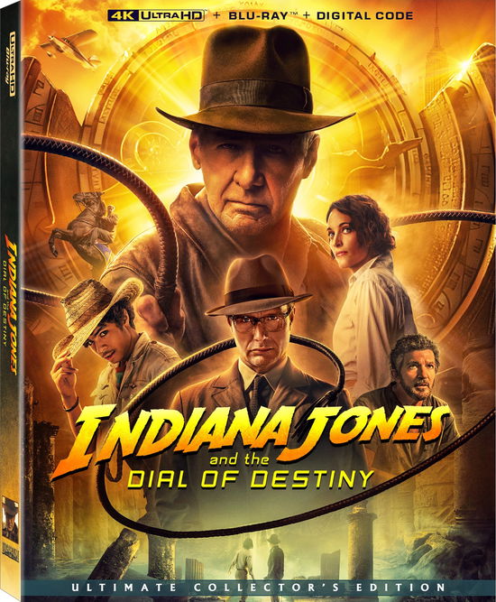 Cover for Indiana Jones &amp; the Dial of Destiny (4K UHD Blu-ray) (2023)