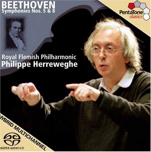 Cover for Beethoven / Royal Flemish Phil / Herreweghe · Symphonies 5 &amp; 8 (CD) (2007)