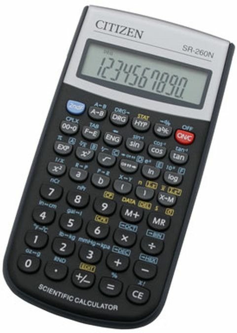Cover for Citizen · Citizen Calculator Sr260n, 165f, 10+2-digit (Merchandise) (MERCH)