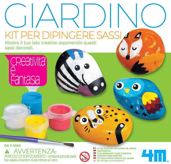 Cover for 4M: Creativita' E Fantasia · Giardino Kit Per Dipingere Sassi (MERCH)