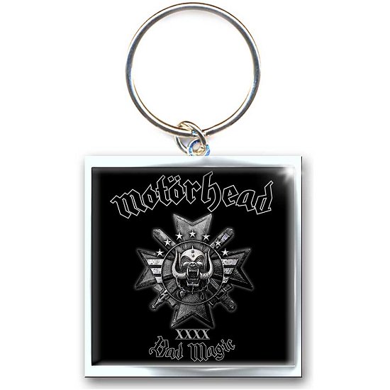 Motorhead Keychain: Bad Magic (Photo-print) - Motörhead - Koopwaar - Unlicensed - 5056170605663 - 