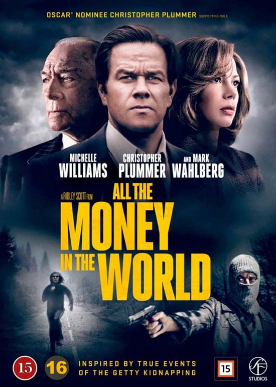 All The Money In The World - Michelle Williams / Christopher Plummer / Mark Wahlberg - Film -  - 7333018011663 - 11 juni 2018