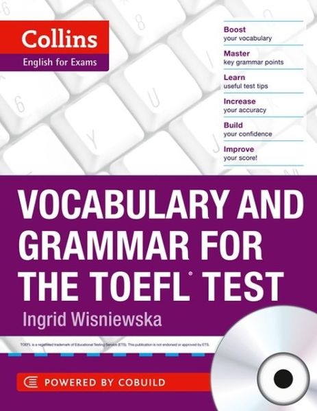 Cover for Ingrid Wisniewska · Vocabulary and Grammar for the TOEFL Test - Collins English for the TOEFL Test (Book) (2013)