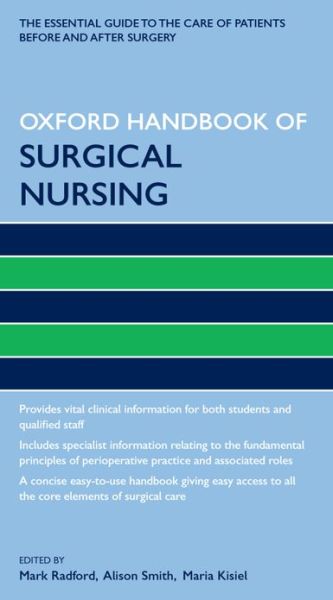 Cover for Mark Radford · Oxford Handbook of Surgical Nursing - Oxford Handbooks in Nursing (Paperback Book) (2016)