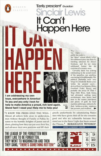 It Can't Happen Here - Penguin Modern Classics - Sinclair Lewis - Boeken - Penguin Books Ltd - 9780241310663 - 20 januari 2017