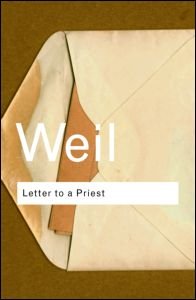 Cover for Simone Weil · Letter to a Priest - Routledge Classics (Hardcover Book) (2002)