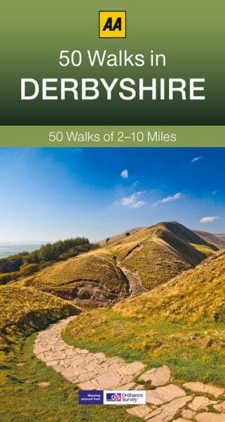 Cover for AA Publishing · 50 Walks in Derbyshire - AA 50 Walks (Taschenbuch) [3 Revised edition] (2014)