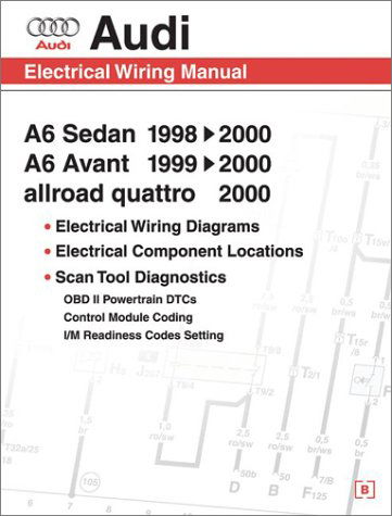 Cover for Bentley Publishers · Audi A6 Electrical Wiring Manual: A6 Sedan 1998-2000 A6 Avant 1999-2000 Allroad Quattro 2000 (Paperback Book) (2003)