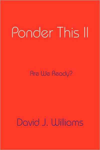 Cover for David J. Williams · Ponder This II (Hardcover Book) (2008)