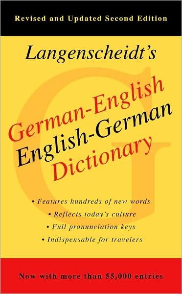 Cover for Langenscheidt · German-English Dictionary, Second Edition (Paperback Book) [2 Original edition] (2009)