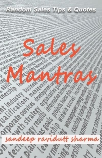 Cover for Sandeep Ravidutt Sharma · Sales Mantras (Paperback Book) (2019)