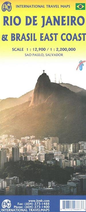 Cover for ITM Publications · Rio De Janeiro &amp; Brasil East Coast, International Travel Maps (Bog) (2019)