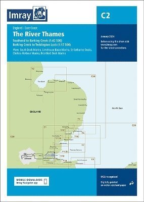 Cover for Imray · Imray Chart C2: The River Thames - C Charts (Landkarten) [New edition] (2024)