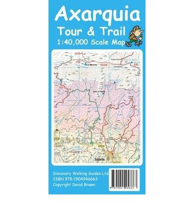 Cover for David Brawn · Axarquia (Costa Del Sol) Tour &amp; Trail Map - Tour &amp; Trail Maps (Kort) (2010)