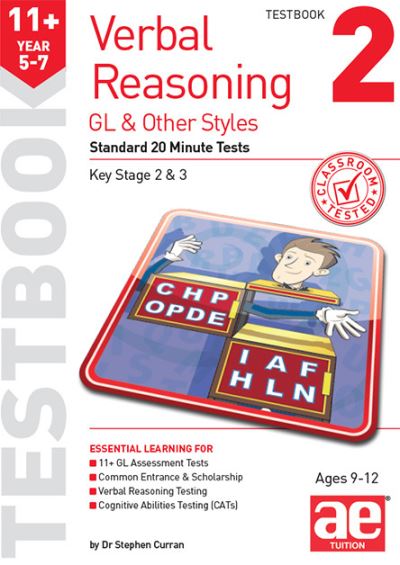 Cover for Stephen C. Curran · 11+ Verbal Reasoning Year 5-7 GL &amp; Other Styles Testbook 2: Standard 20 Minute Tests (Paperback Book) (2018)