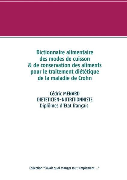 Cover for Menard · Dictionnaire des modes de cuisso (Buch) (2020)