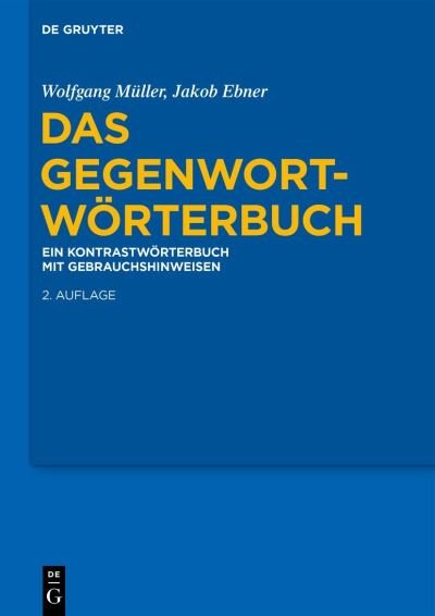 Cover for Wolfgang Müller · Das Gegenwort-Wörterbuch (Buch) (2022)