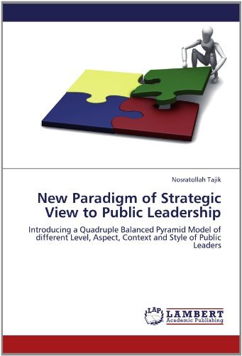 Cover for Nosratollah Tajik · New Paradigm of Strategic View to Public Leadership: Introducing a Quadruple Balanced Pyramid Model of  Different Level, Aspect, Context and Style of Public Leaders (Pocketbok) (2012)
