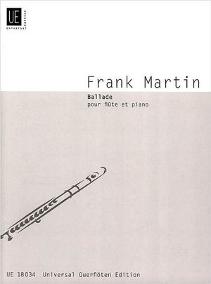 Cover for Martin · Ballade, für Flöte und Klavier (Book)