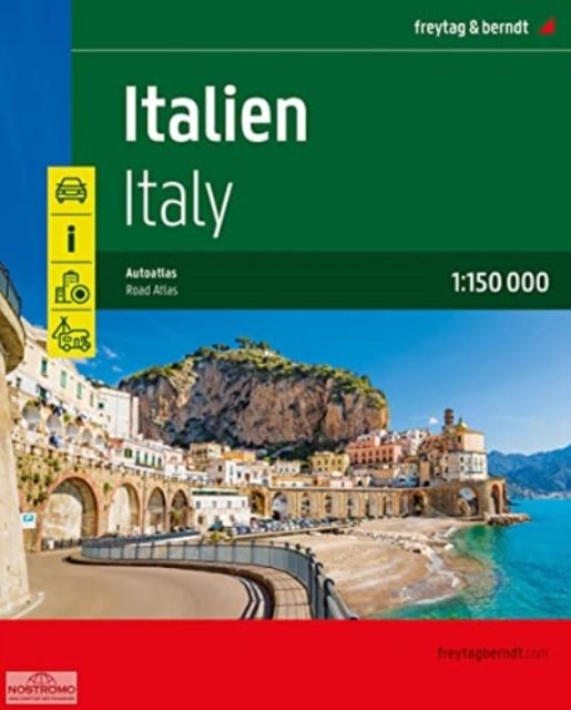 Cover for Freytag Berndt · Italy Road Atlas (1:150,000) (Spiralbok) [New edition] (2023)
