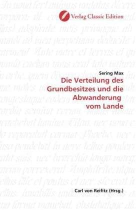 Cover for Max · Die Verteilung des Grundbesitzes un (Bok)