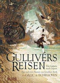 Cover for Jonathan Swift · Gullivers Reisen: Von Laputa nach Japan (Graphic Novel) (Gebundenes Buch) (2021)