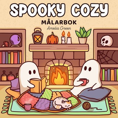 Cover for Amelia Green · Spooky Cozy målarbok (Paperback Book) (2025)