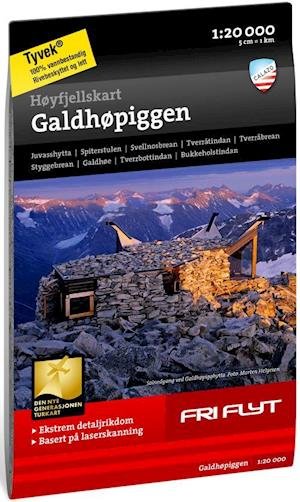 Galdhøpiggen - Høyfjellskart - High alpine map - Calazo - Bøker - Calazo Forlag - 9789188779663 - 1. juni 2019