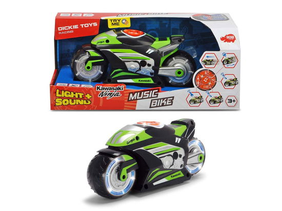 Dickie Toys - Music Bike, Kawasaki Ninja Cm. 23 - Dickie Toys - Gadżety -  - 4006333050664 - 