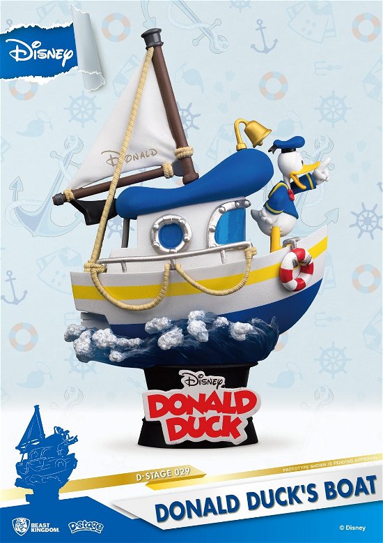 Disney: Donald Duck's Boat Pvc Diorama - Beast Kingdom - Produtos -  - 4710495550664 - 15 de janeiro de 2020