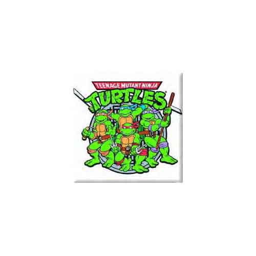 Teenage Mutant Ninja Turtles Fridge Magnet: Group Graphic - Teenage Mutant Ninja Turtles - Koopwaar - HBO TMNT - 5055295324664 - 